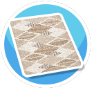 Tan diamond rug