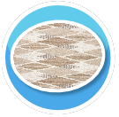 Tan Diamonds round rug