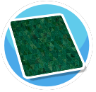 Green Triangles rug