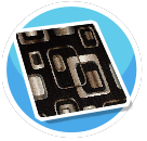 Black and Silver rug