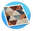 Brown and Blue rug