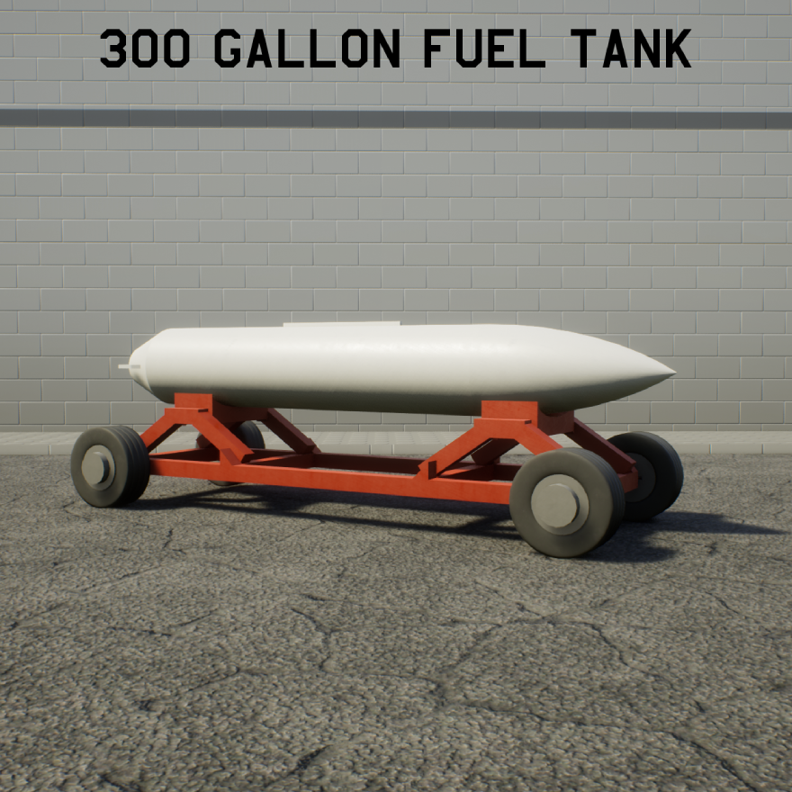 300 Gallon fuel tank preview