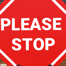 Canadian Stop sign