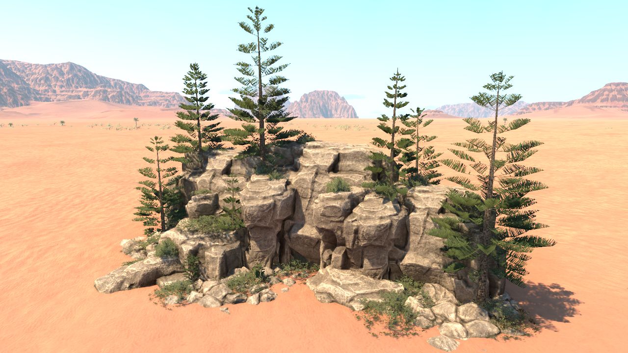 Scrubland Wall