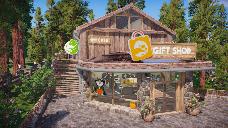 Cozy Rustic Shopping Center and Cafe
