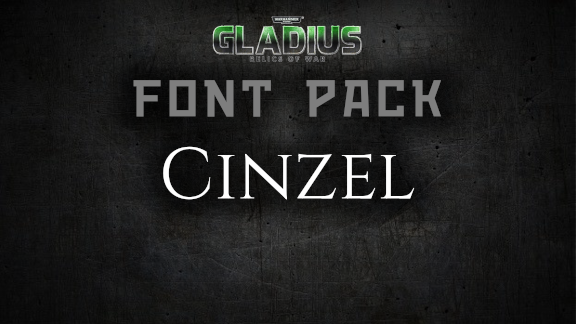 Font Pack (Cinzel)