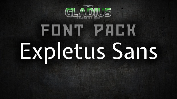 Font Pack (Expletus Sans)