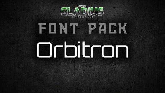 Font Pack (Orbitron)