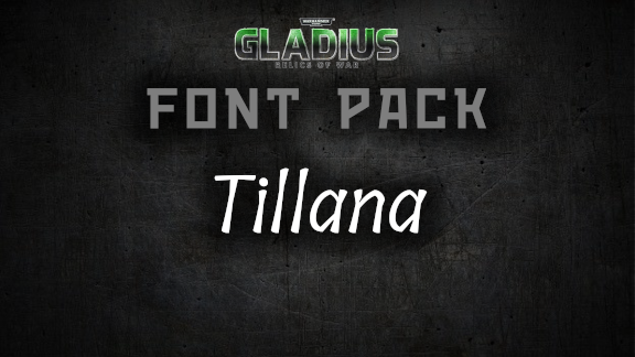 Font Pack (Tillana)