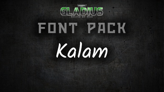 Font Pack (Kalam)