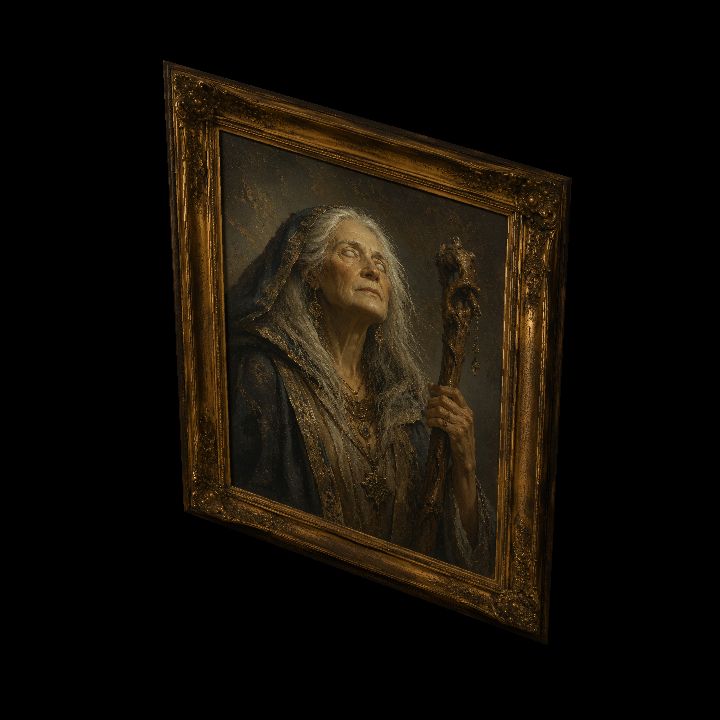 Painting, Blind Prophet - Female {2D}