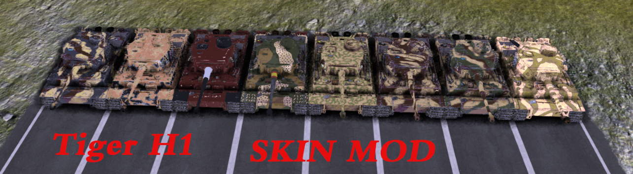 [SKIN MOD]Tiger-H1 skin