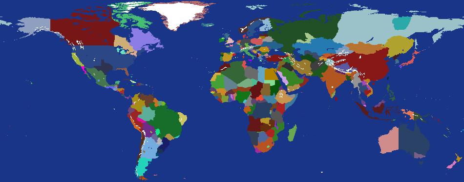 World with more countrys