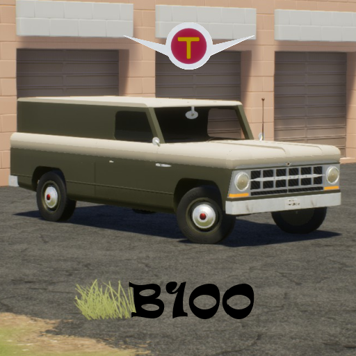 Troubadour b100 van 1966 2 tone