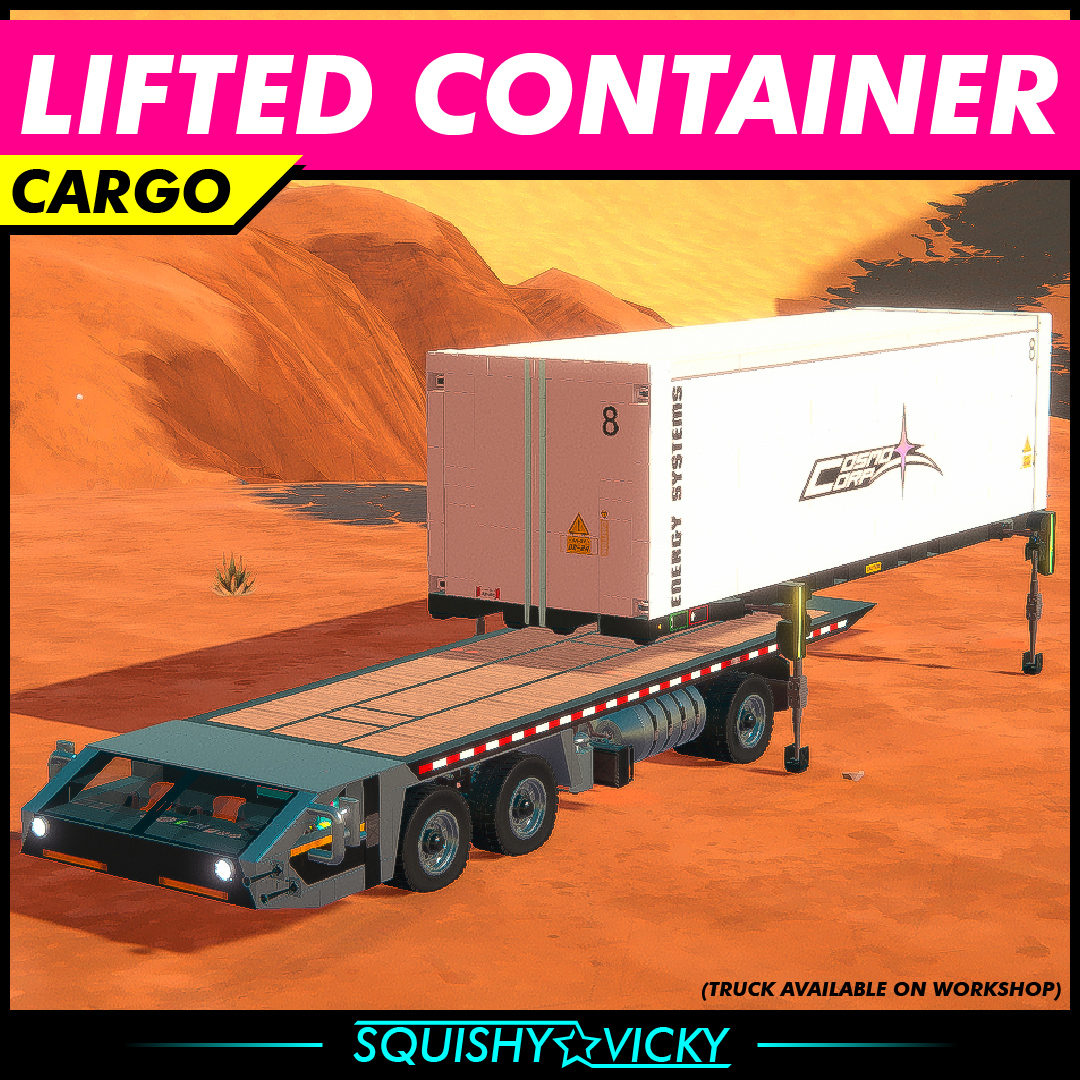 [SQUISHY] Lifted Container - Cargo