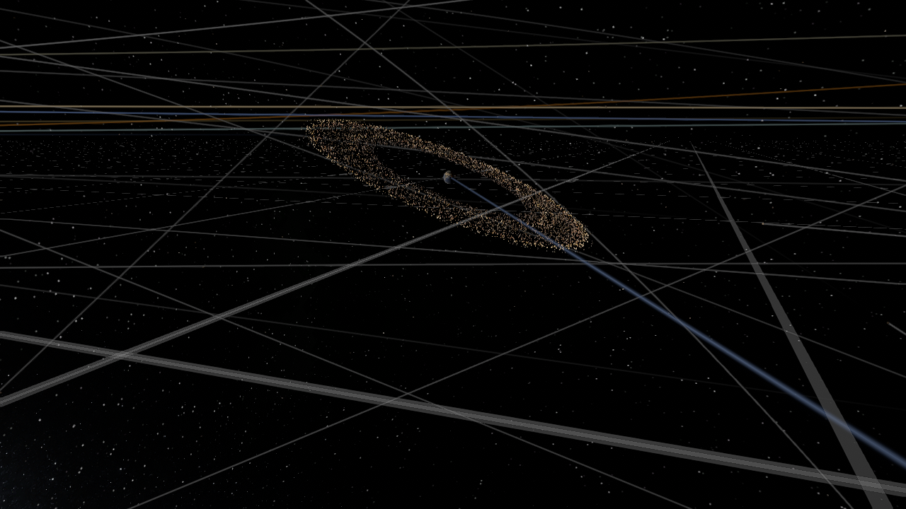 earth with rings