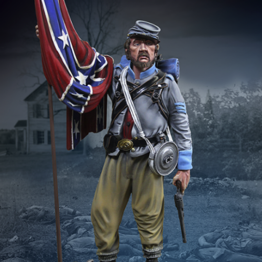 Confederate Flagbearer American Civil War