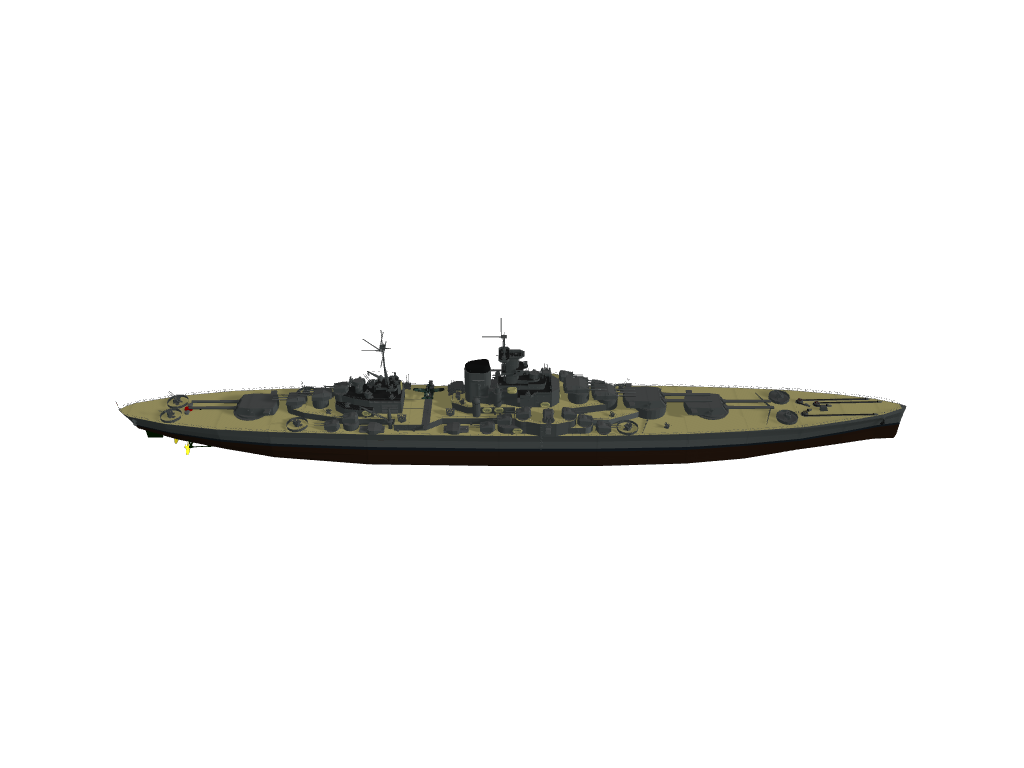 german battleship H46 (fictional)
