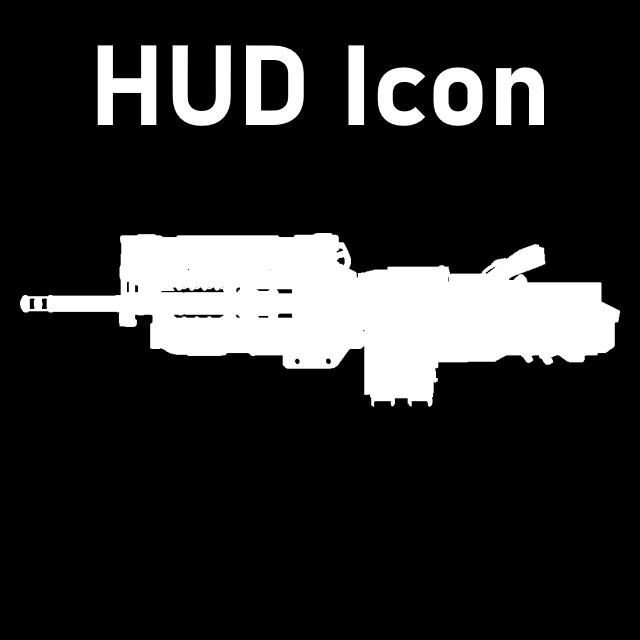 Cyberpunk 2077 - Type-31 HMG HUD Icon (M60)