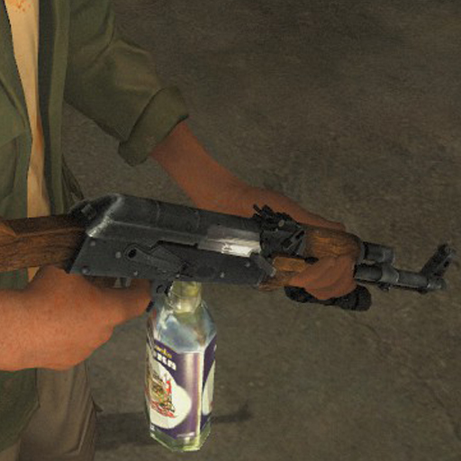 Wait, Im Reload My Russian AK47 With Vodka
