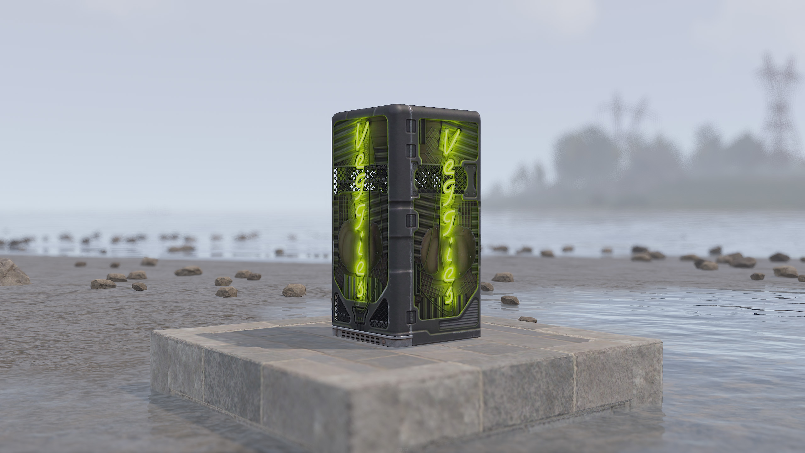 Neon Veggies Fridge thumbnail 5