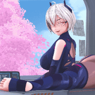 026-Saruei leg splits anal Bodysuit ver