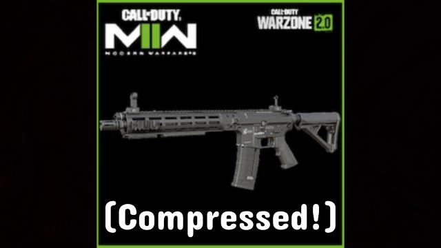 COD MW22 Black M4 (M16) (Compressed Edition)