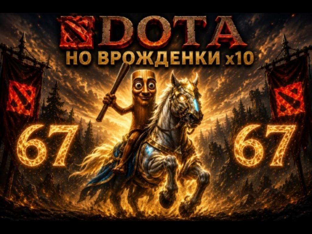 DOTA НО ВРОЖДЕНКИ X10