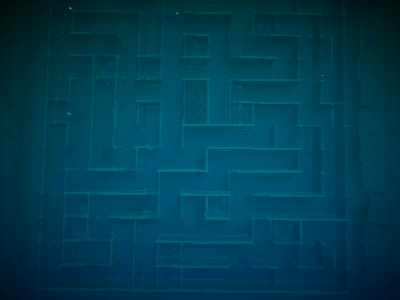 look i made a maze
