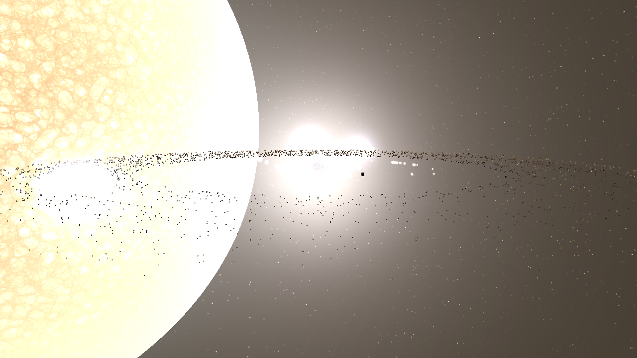 Donor system (white dwarf and red giant) preview