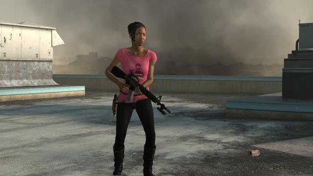 Rochelle - Black Pants & Boots
