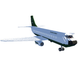 softbody AIR LINER 737-200 - Gen42k airlines (read the desc)