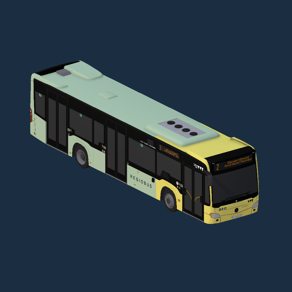 VVT Tiroler Zugspitzbahn - MB C2 (Euro VI) '12 - VVT Design 2023 (gelb-mint)