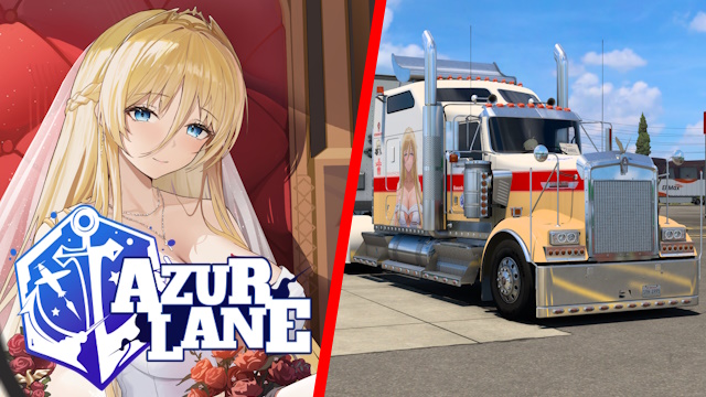 Kenworth W900 KMS Bismarck (Wedding Dominion) - Azur Lane [Combo Skin]
