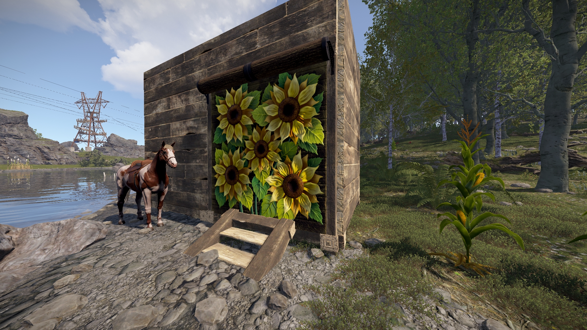 Sunflowers Garage Door thumbnail 4