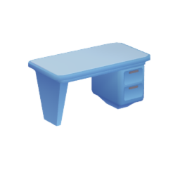 Retro Metal Desk