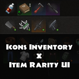 Icons Inventory x Item Rarity UI compatibility – Project Zomboid Mod