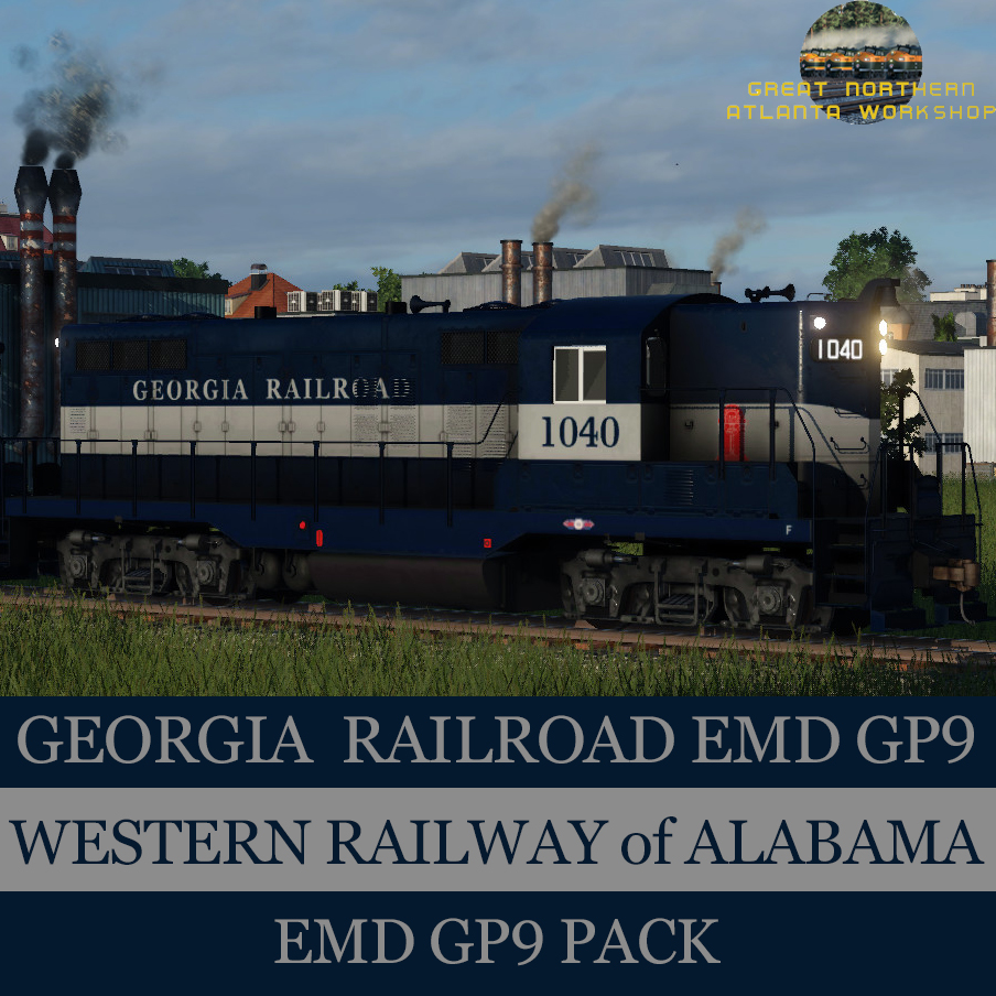 Georgia Railroad & Western Railway of Alabama GP9 Pack