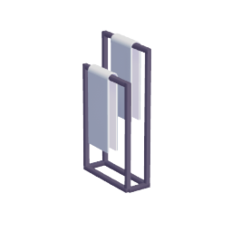 Standing towel rack 2
