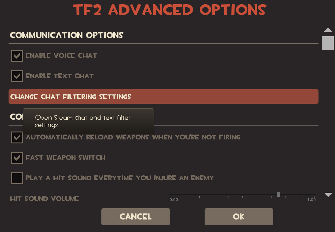 Steam Community :: Guide :: how to see bad words in the tf2 chat