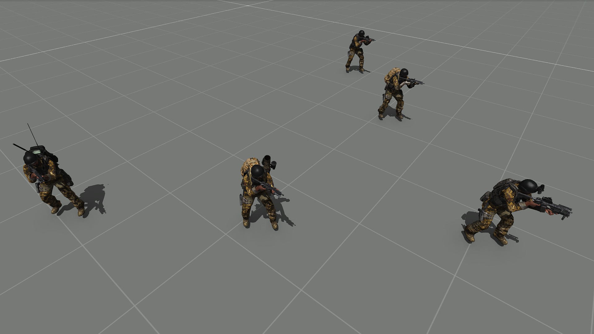 EAF Rifle Fire Team 2