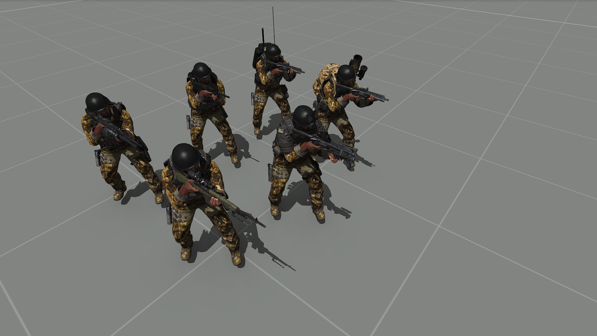 EAF Rifle Fire Team Patrol
