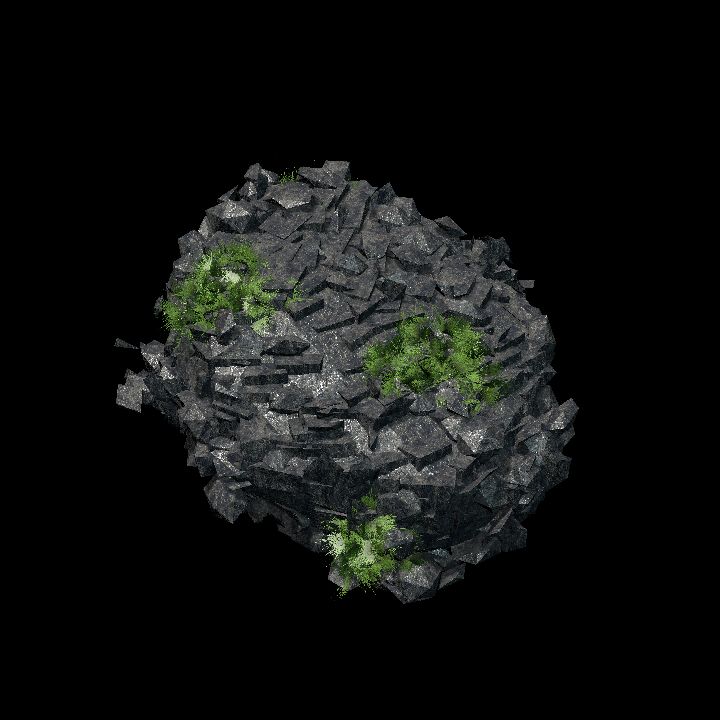 Jungle Ruins - rubble or rock 6