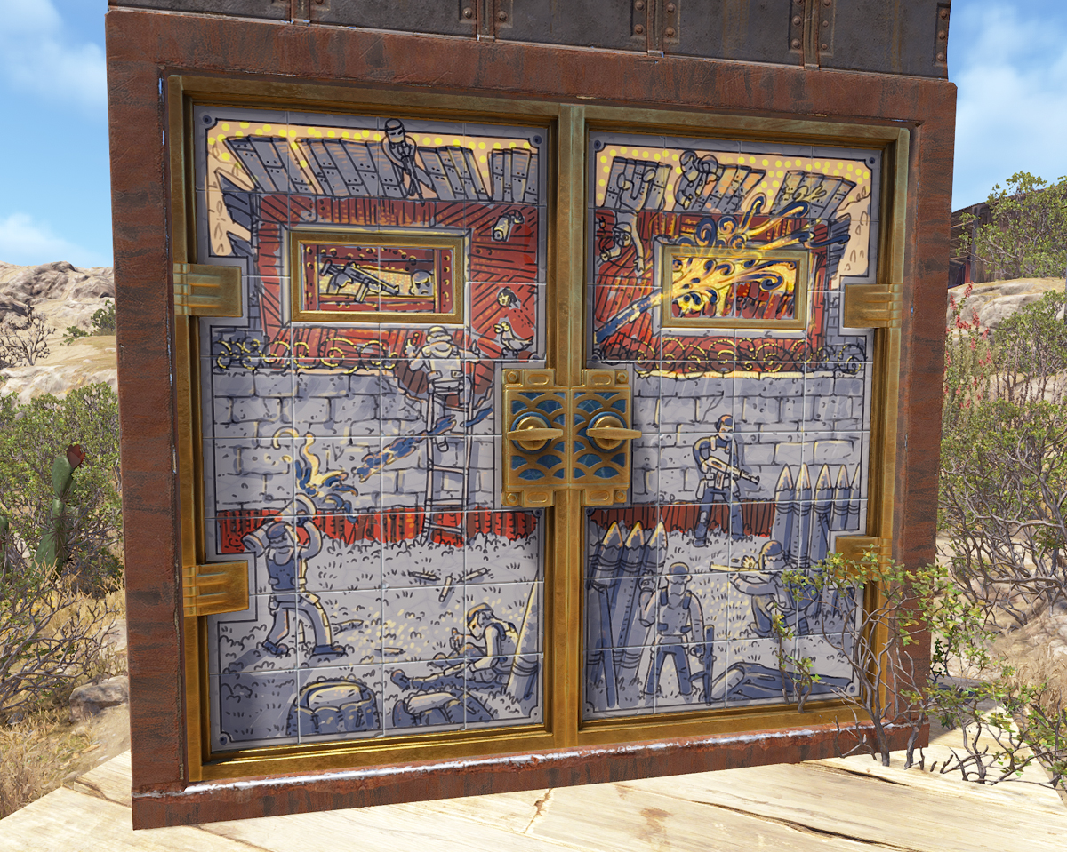 Porcelain Armored Double Door screenshot 1