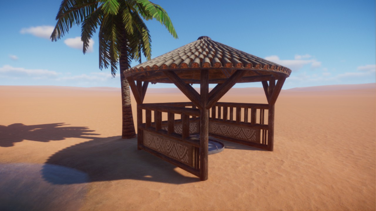 African styled shelter