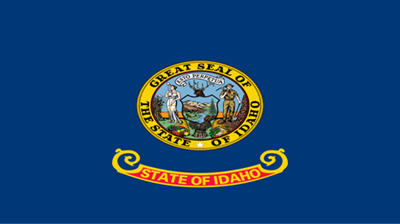 The flag of the state of Idaho