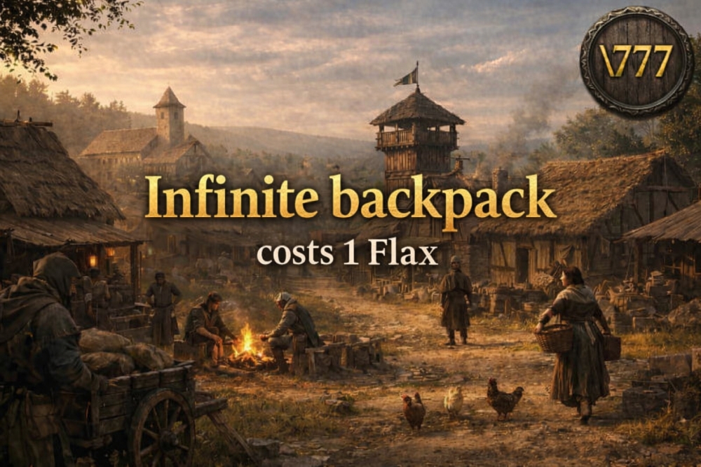 Bottomless Backpack cost 1 Flax