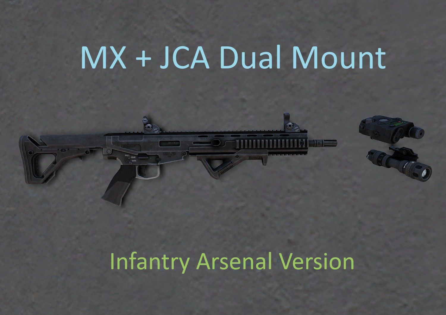 JCA Dual Mount MX Compat (Infantry Arsenal version)