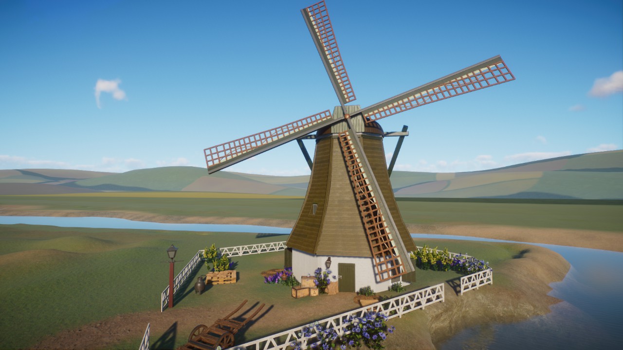 Dutch Windmill by Zoofluencer