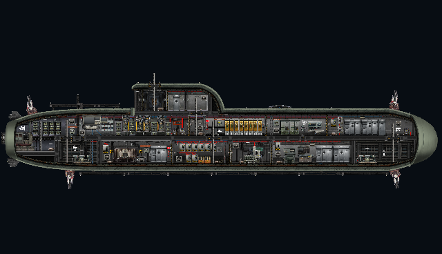 Dugong - 4 coilguns – Barotrauma Mod